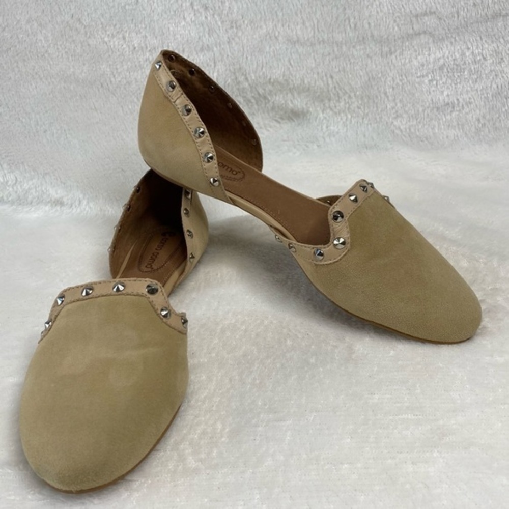 Corso Como Suede Regal Suede d' Orsay Stud Flats